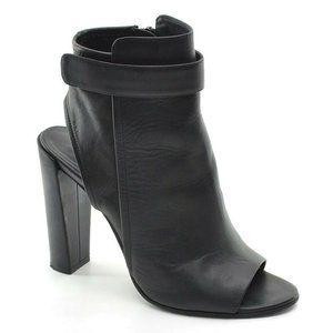 Vince Brigham Black  Open Toe Bootie Pump 41 / 9.5